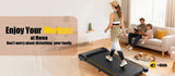 Tapis de marche plat 2.5HP 6 km/h silencieux antidérapant amorti maison bureau sous-bureau fitness