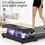 Tapis de course pour la maison – Tapis de marche avec télécommande, fonction musique, écran LED et bande de course 37,5×90 cm