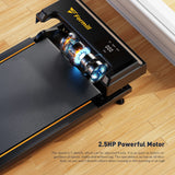 Tapis de marche pliable 90×38 cm pour marche et jogging à la maison