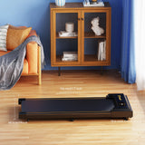 Tapis de marche pliable Tapis de course portable pour maison et bureau, compact, silencieux, antidérapant