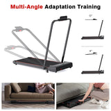 Tapis de course pliable pour maison avec inclinaison – tapis de marche large, bureau