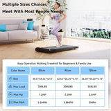 Tapis de course sous bureau – zone de course 40 × 90 cm, marche et course à domicile