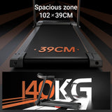 Tapis course pliable P9 maison capteur fréquence cardiaque 12 programme