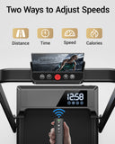 Tapis de course sous bureau incliné bande de course antidérapante pour maison avec écran LED