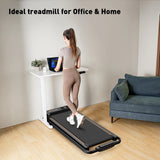 Tapis de Course Pliable, Inclinaison & Barres de Support Silencieux & Amorti