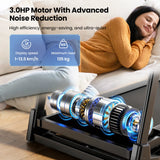 Tapis de Course Pliable, Inclinaison & Barres de Support Silencieux & Amorti