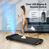 Tapis de Course Pliable, Inclinaison & Barres de Support Silencieux & Amorti