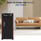 Tapis de course pour la maison – Tapis de marche avec télécommande, fonction musique, écran LED et bande de course 37,5×90 cm